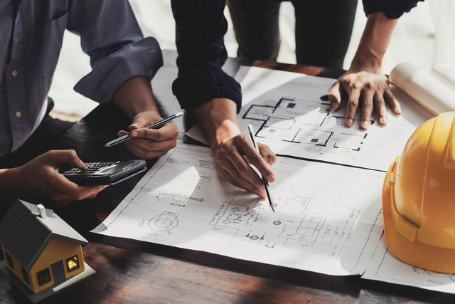 Architekten planen Projekt