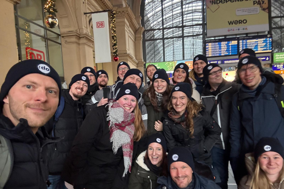 Das Clockodo-Team auf der Weihnachtsfeier 2025