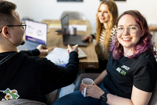 Einfach mal SEO - Gründerin Lisa Augustin mit ihrem Team