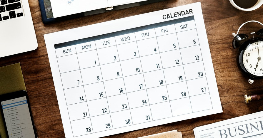 Kalender für Jahresarbeitszeit als flexibles Arbeitszeitmodell