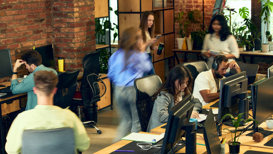 Menschen in einem Büro/Agentur