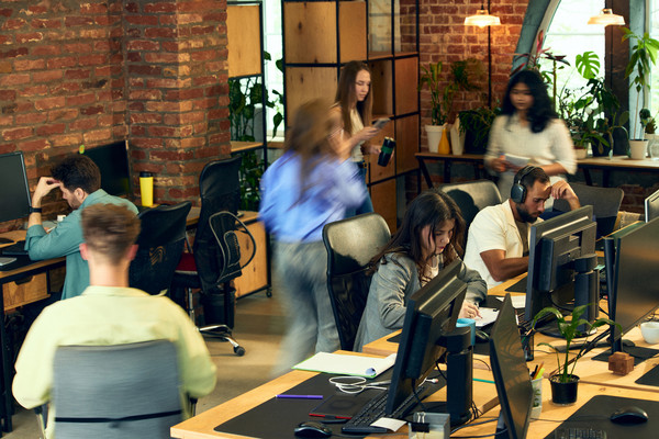 Menschen in einem Büro/Agentur