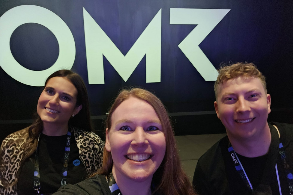 Clockodo Marketing-Team auf der OMR in Hamburg
