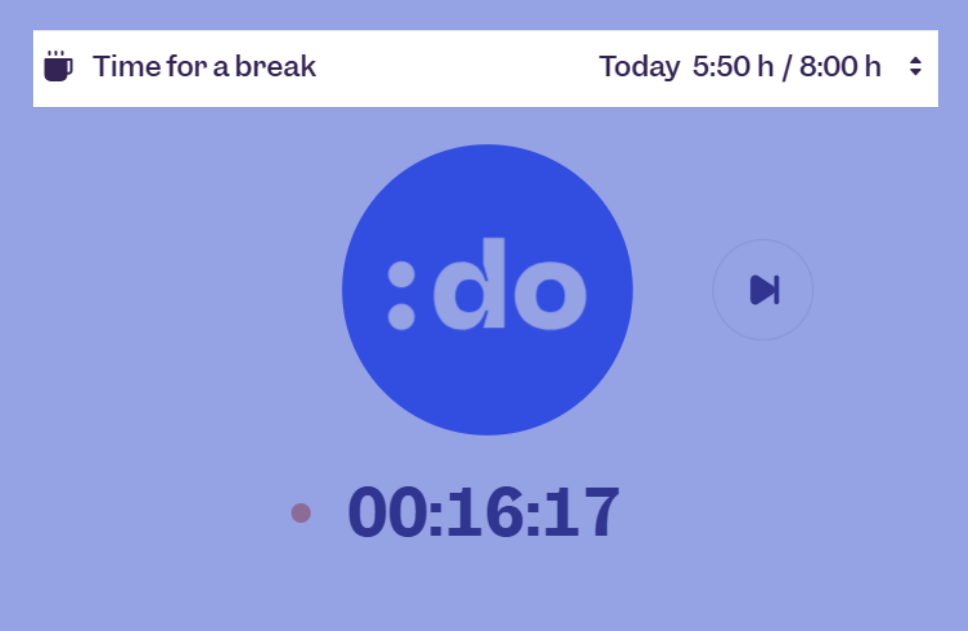 The New Clock: Keep Track of Working Hours